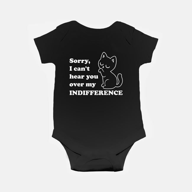 Cat Indifference-Baby-Basic-Onesie-Studio Mootant