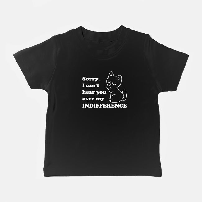 Cat Indifference-Baby-Basic-Tee-Studio Mootant