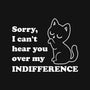 Cat Indifference-Womens-Off Shoulder-Sweatshirt-Studio Mootant