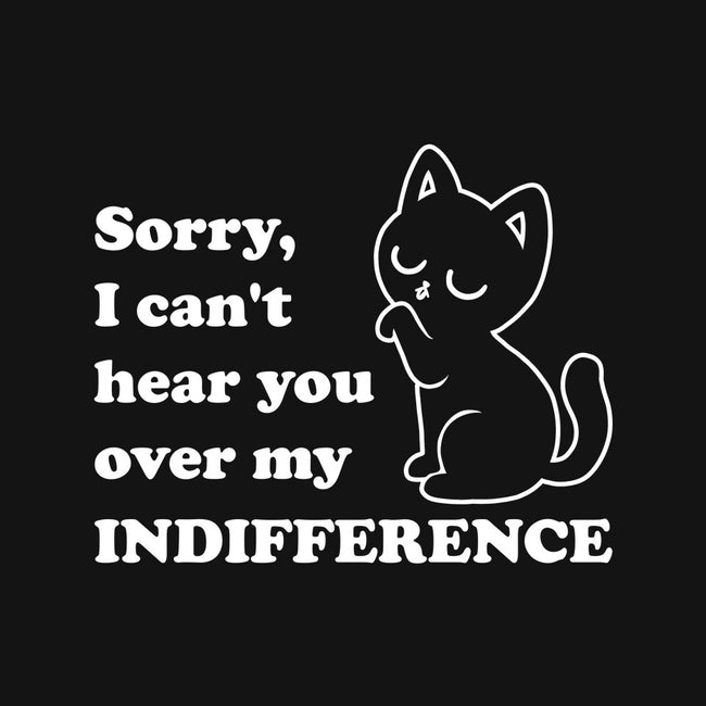 Cat Indifference-None-Fleece-Blanket-Studio Mootant