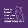 Cat Indifference-None-Removable Cover w Insert-Throw Pillow-Studio Mootant