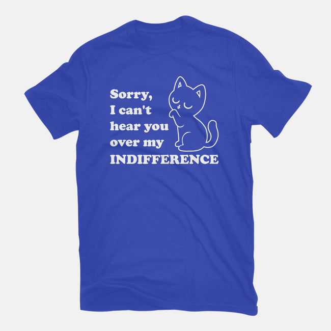 Cat Indifference-Womens-Fitted-Tee-Studio Mootant