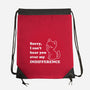 Cat Indifference-None-Drawstring-Bag-Studio Mootant