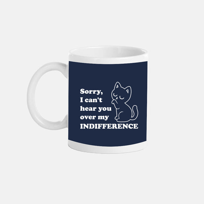 Cat Indifference-None-Mug-Drinkware-Studio Mootant