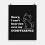 Cat Indifference-None-Matte-Poster-Studio Mootant