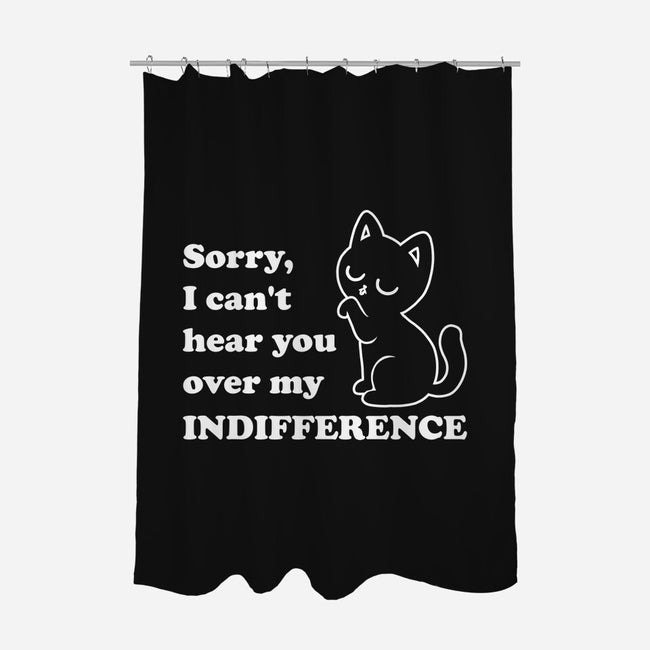 Cat Indifference-None-Polyester-Shower Curtain-Studio Mootant