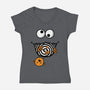 Blue Hole-Womens-V-Neck-Tee-imisko
