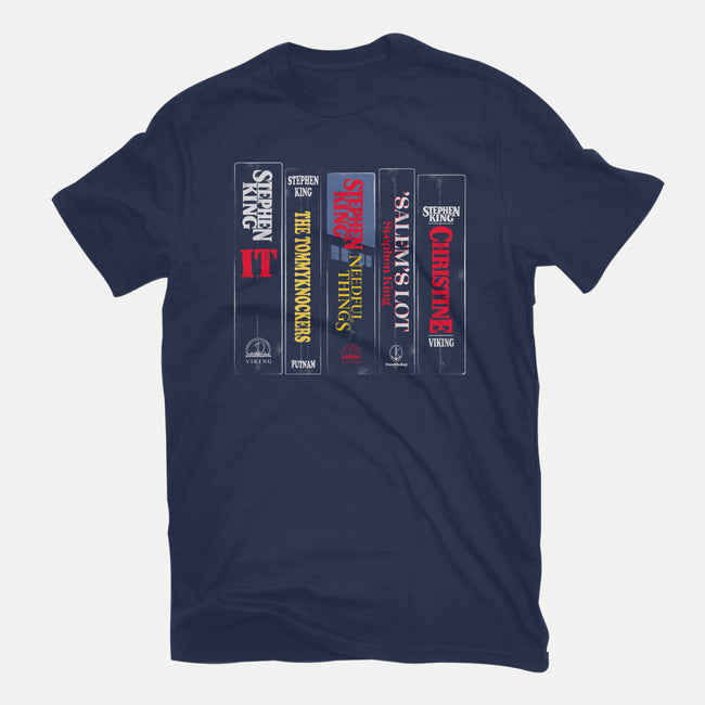 King Bookshelf-Unisex-Basic-Tee-Nemons