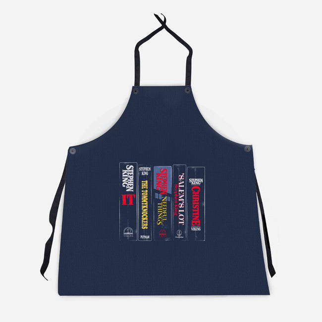 King Bookshelf-Unisex-Kitchen-Apron-Nemons