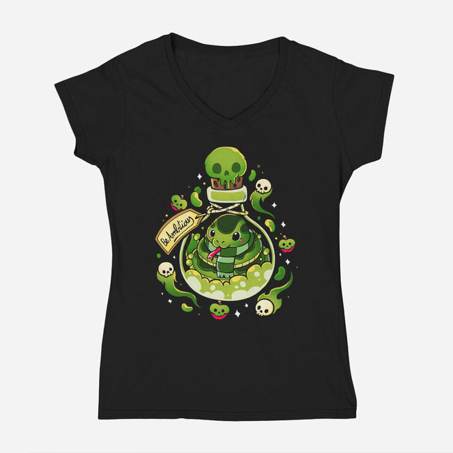 Ambitious Potion-Womens-V-Neck-Tee-Vallina84