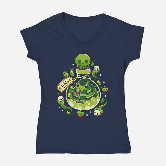 Ambitious Potion-Womens-V-Neck-Tee-Vallina84