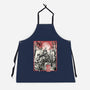 The Grey Traveler-Unisex-Kitchen-Apron-glitchygorilla