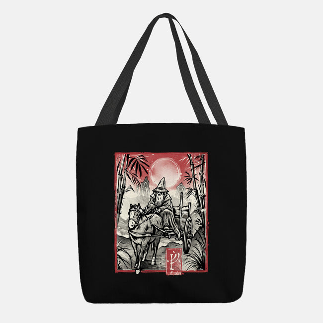 The Grey Traveler-None-Basic Tote-Bag-glitchygorilla