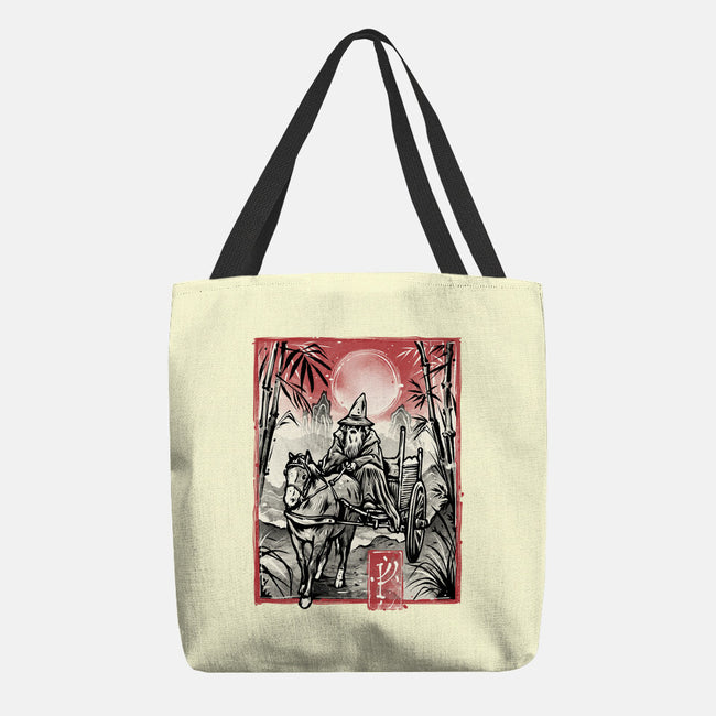 The Grey Traveler-None-Basic Tote-Bag-glitchygorilla