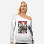 The Grey Traveler-Womens-Off Shoulder-Sweatshirt-glitchygorilla