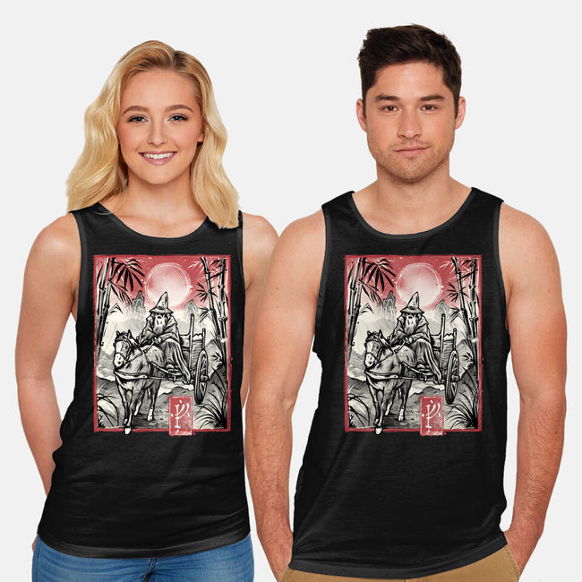 The Grey Traveler-Unisex-Basic-Tank-glitchygorilla