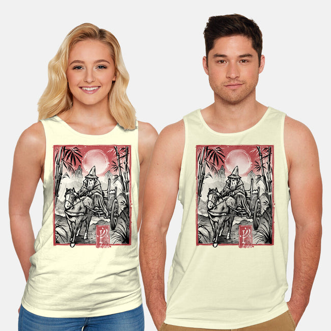 The Grey Traveler-Unisex-Basic-Tank-glitchygorilla