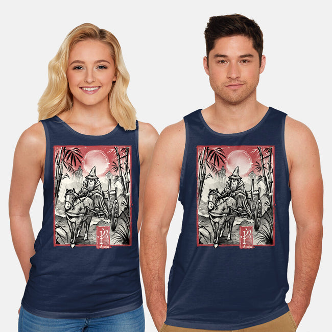 The Grey Traveler-Unisex-Basic-Tank-glitchygorilla