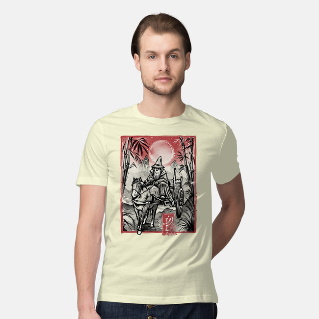 The Grey Traveler-Mens-Premium-Tee-glitchygorilla