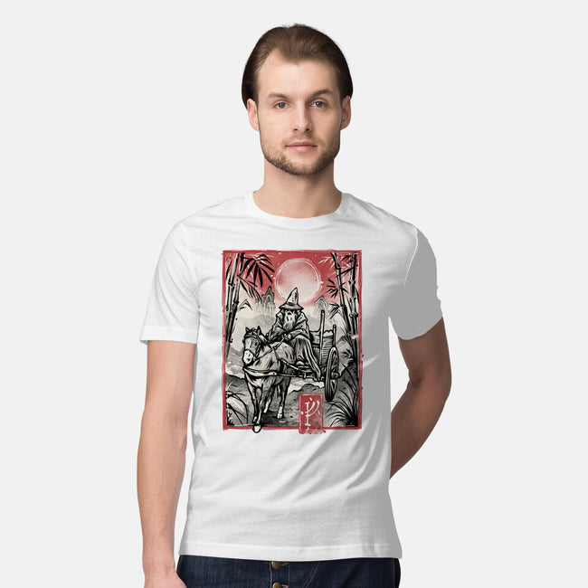 The Grey Traveler-Mens-Premium-Tee-glitchygorilla