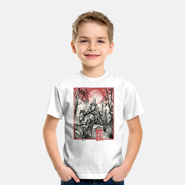 The Grey Traveler-Youth-Basic-Tee-glitchygorilla