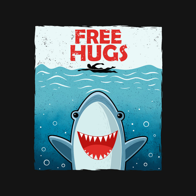 Free Shark Hugs-Womens-V-Neck-Tee-erion_designs