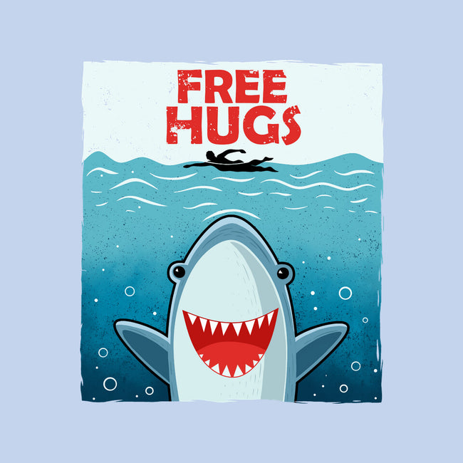 Free Shark Hugs-Unisex-Crew Neck-Sweatshirt-erion_designs