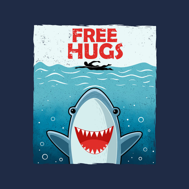Free Shark Hugs-Womens-V-Neck-Tee-erion_designs