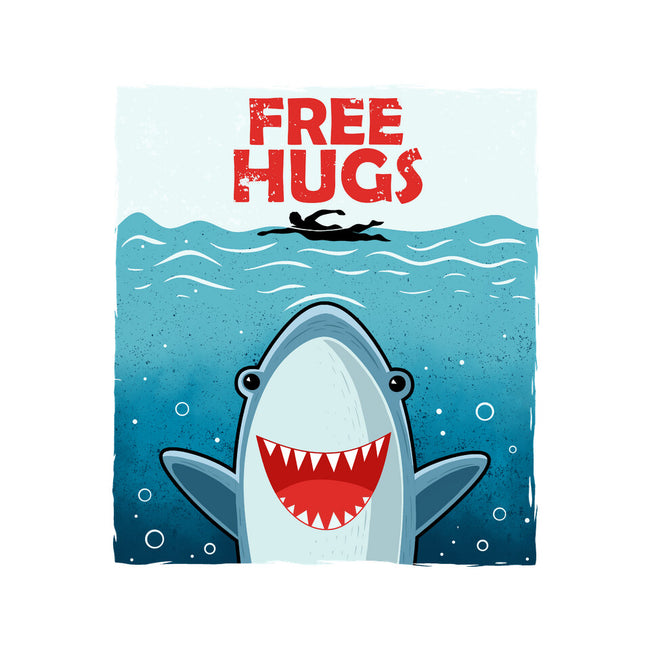 Free Shark Hugs-Womens-Basic-Tee-erion_designs