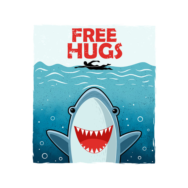 Free Shark Hugs-Womens-V-Neck-Tee-erion_designs