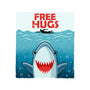 Free Shark Hugs-Womens-V-Neck-Tee-erion_designs