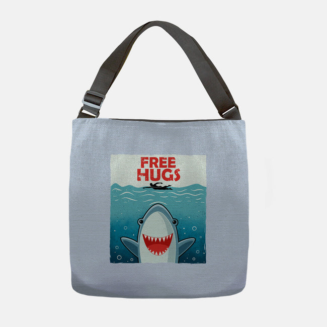 Free Shark Hugs-None-Adjustable Tote-Bag-erion_designs