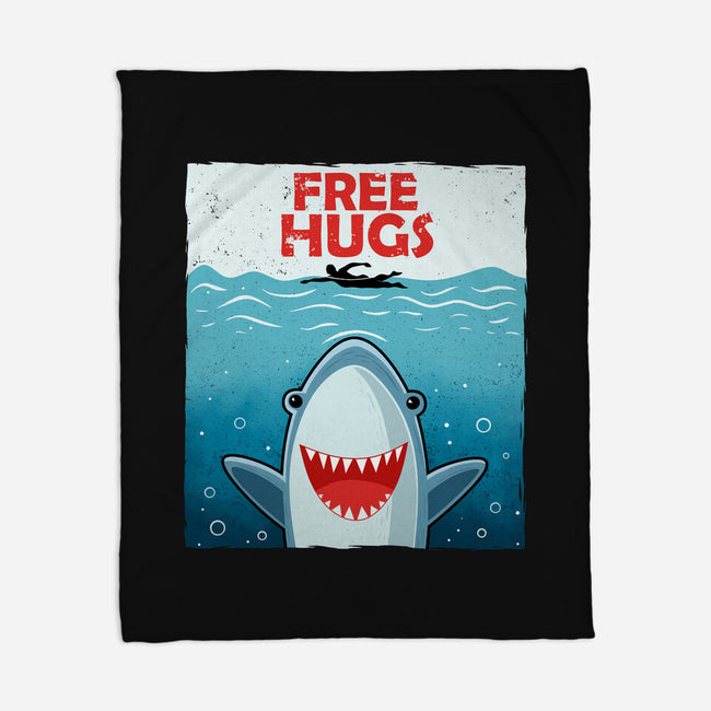 Free Shark Hugs-None-Fleece-Blanket-erion_designs