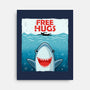 Free Shark Hugs-None-Stretched-Canvas-erion_designs