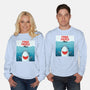 Free Shark Hugs-Unisex-Crew Neck-Sweatshirt-erion_designs