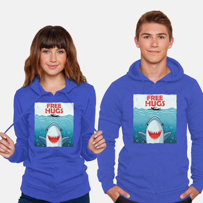 Free Shark Hugs-Unisex-Pullover-Sweatshirt-erion_designs