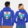 Free Shark Hugs-Unisex-Zip-Up-Sweatshirt-erion_designs