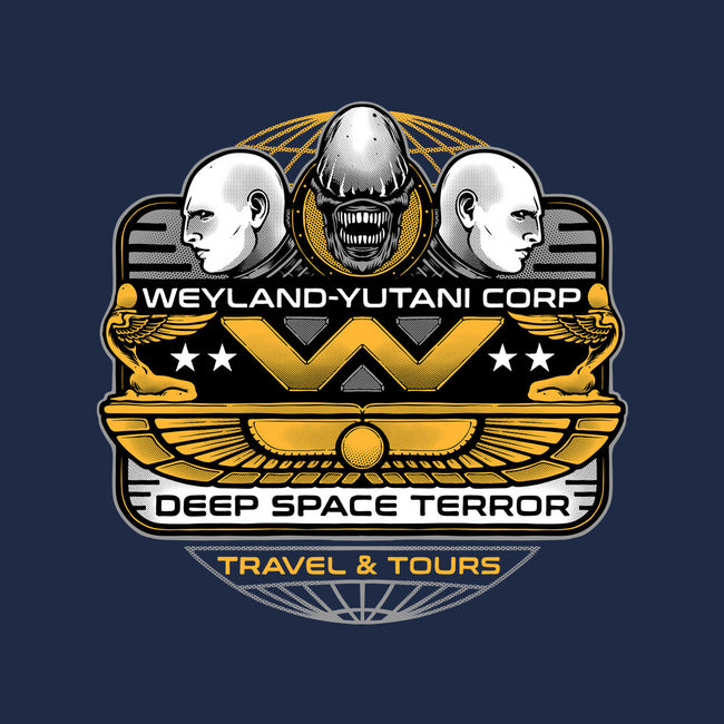 Deep Space Terror-Womens-V-Neck-Tee-momma_gorilla