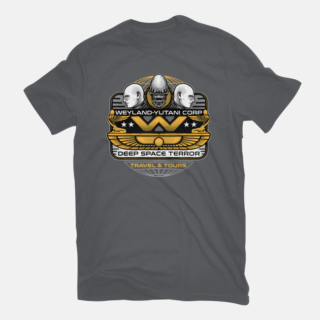 Deep Space Terror-Womens-Fitted-Tee-momma_gorilla