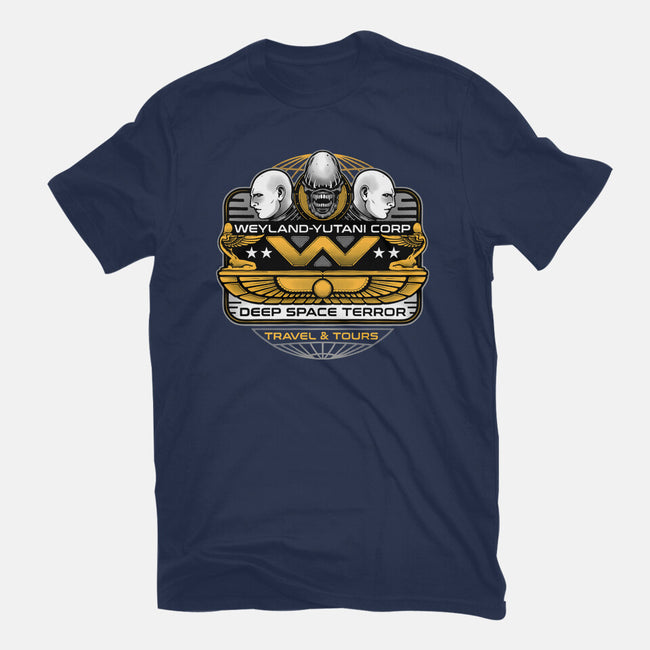 Deep Space Terror-Womens-Fitted-Tee-momma_gorilla