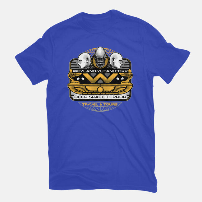 Deep Space Terror-Womens-Fitted-Tee-momma_gorilla