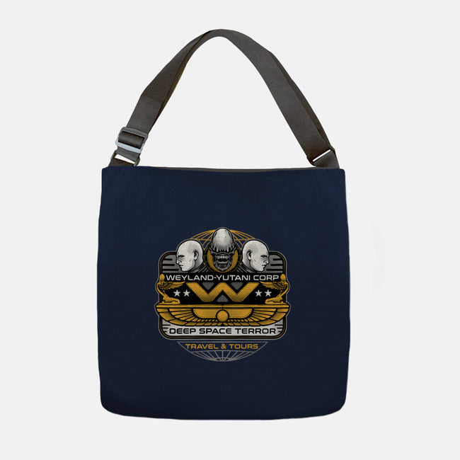 Deep Space Terror-None-Adjustable Tote-Bag-momma_gorilla