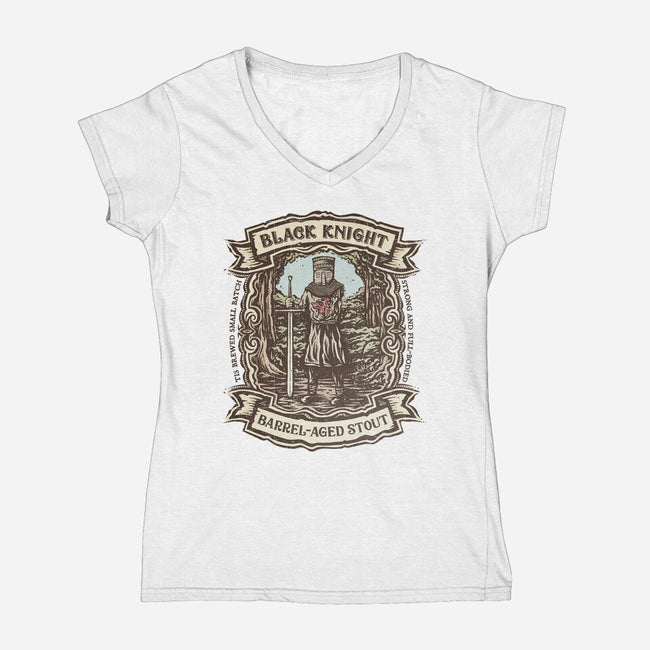 Tis But A Craft Brew-Womens-V-Neck-Tee-kg07