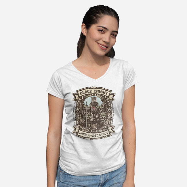 Tis But A Craft Brew-Womens-V-Neck-Tee-kg07