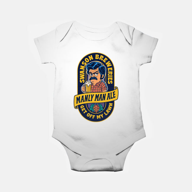 Manly Man Ale-Baby-Basic-Onesie-P1yu5h