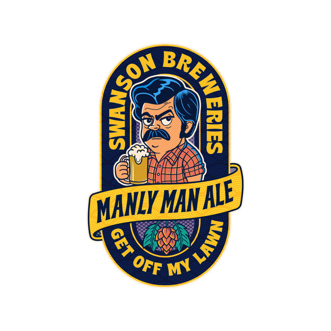 Manly Man Ale-Unisex-Crew Neck-Sweatshirt-P1yu5h