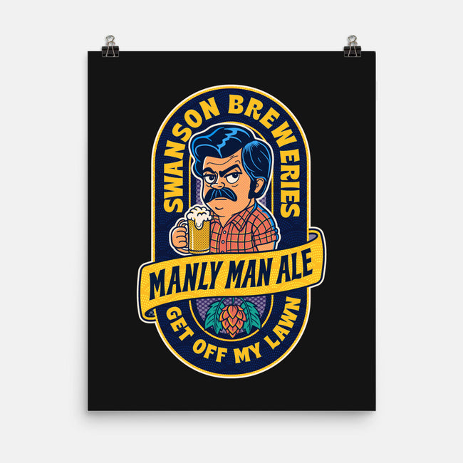 Manly Man Ale-None-Matte-Poster-P1yu5h