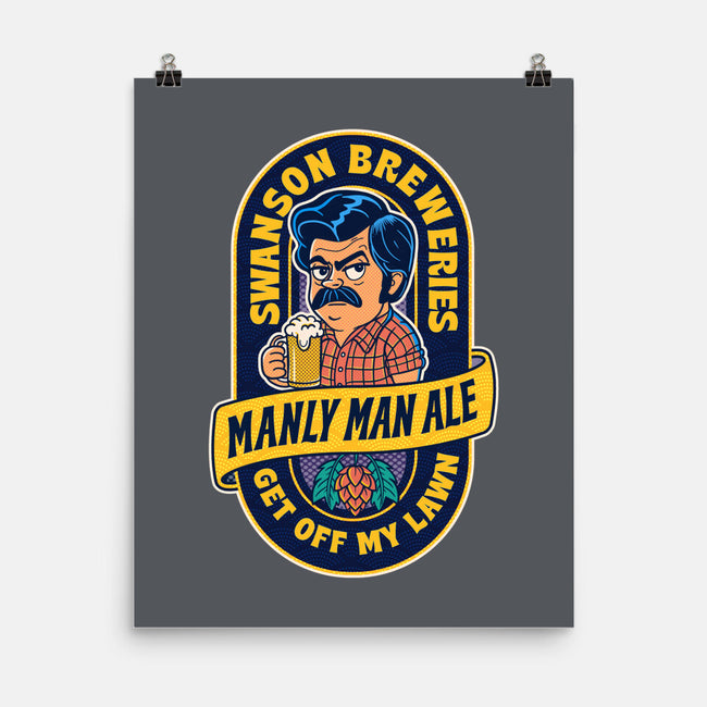 Manly Man Ale-None-Matte-Poster-P1yu5h