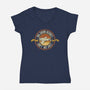 Big Damn Retro Heroes-Womens-V-Neck-Tee-retrodivision
