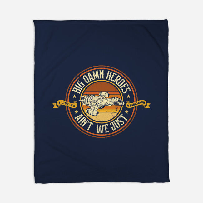 Big Damn Retro Heroes-None-Fleece-Blanket-retrodivision